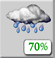 Friday: Rain likely before 5pm. Mostly cloudy, with a high near 40. Friday: Rain Likely